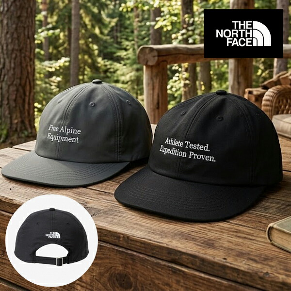 ネコポス発送！送料無料 ノースフェイス キャップ ナイロン UV 撥水 THE NORTH FACE Word Embroid Six Panel Cap ワード エンブロイド シックス パネル キャップ メンズ レディース 帽子 NN02640 2026春夏新作
