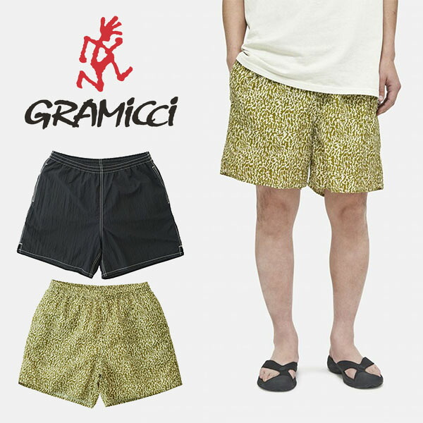 30%off ゆうパケット発送！ 送料無料 グラミチ ショートパンツ Gramicci メンズ DRIFT SWIM SHORT パッカブル ショーツ 丈短い インナー付き ハーフパンツ 無地 G3SU-P038 水陸両用 アウトドア