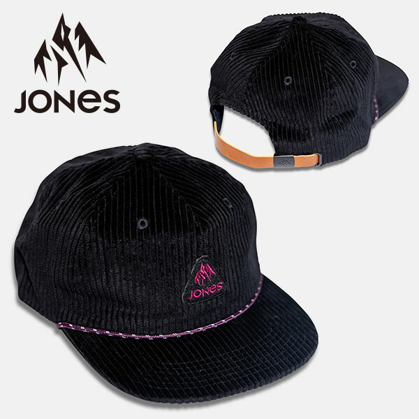 ラスト1点 ブラック 送料無料 キャップ JONES ジョーンズ Free Corduroy Organic Cotton Cap フリー コーデュロイ オーガニック コットン キャップ 帽子 キャップ スノーボード スノボ スキー メンズ レディース ユニセックス 日本正規品 15%off
