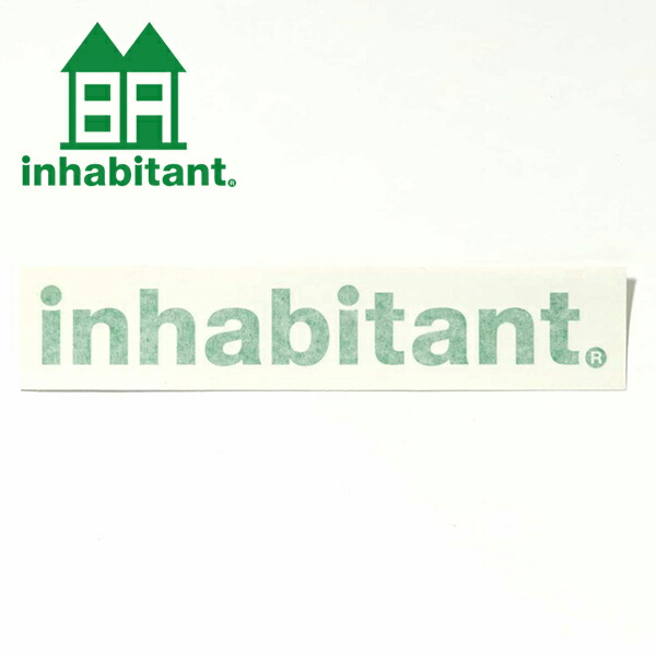 楽天市場】ゆうパケット配送可能！ ステッカー インハビタント