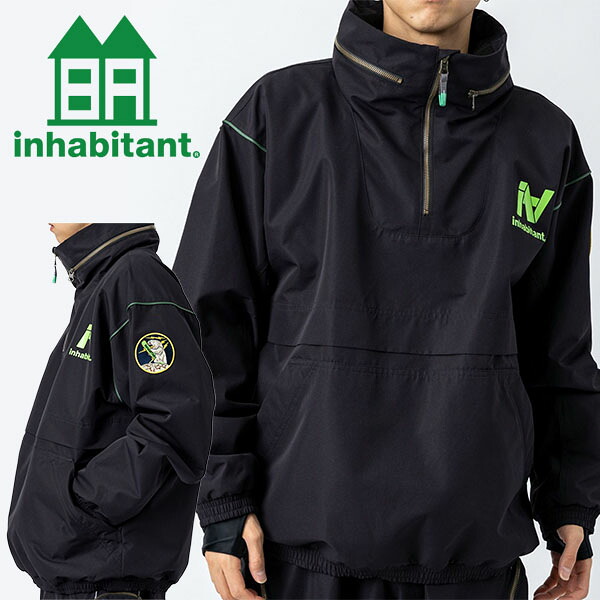 送料無料 スノーボードウェア inhabitant インハビタント メンズ QUARTHER ZIP SNOW JACKET ジャケット スノボウェア スノーウエア スノーボード スノボ スキー ウェア 2025-2026冬新作 25-26 25/26 15%off
