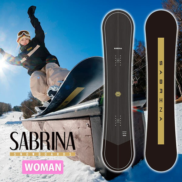 楽天市場】35%off ラスト1本 143cm 送料無料 スノー ボード 板 SABRINA
