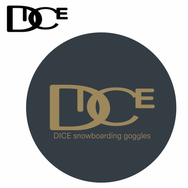 Yu-Packet compatible! DICE DICE STICKER L SIZE CIRCLE STICKER LOGO DIE CUT SNOVO SNOWBOARD CUTTING SHEET