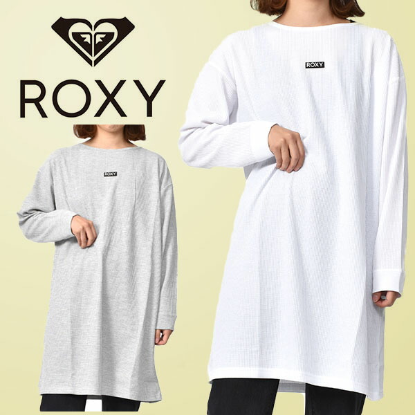 楽天市場 35 Off 送料無料 長袖 ワンピース ロキシー Roxy レディース Break Time Dress ロゴ ワンピース サーマル ロンt Tシャツ ロゴ ワンピース エレファントｓｐｏｒｔｓ