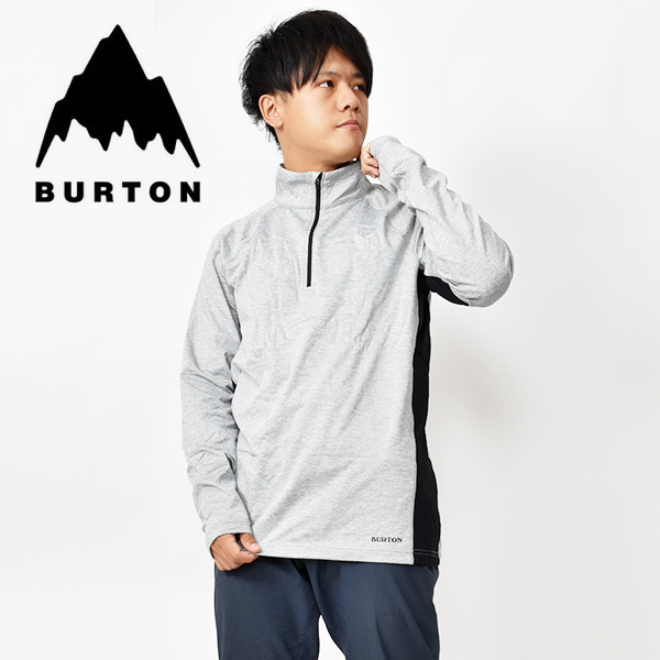 全国宅配無料 楽天市場 送料無料 長袖 Tシャツ バートン Burton Heavyweight Base Layer Quarter Zip 1 4 Zip メンズ ハイネック ベースレイヤー インナー スノボ スノーボード Snowboard Wear スキー Off エレファントｓｐｏｒｔｓ メール便なら送料無料