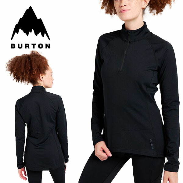 ラスト1 40%off 送料無料 長袖 Tシャツ バートン BURTON Women's Heavyweight X Base Layer  Quarter-Zip レディース ロンT インナー 1 4 Zip ベースレイヤー ファーストレイヤー スノボ スノーボード ウェア スキー  222211 人気満点