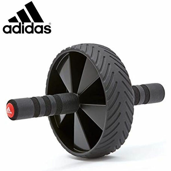 アディダス adidas 腹筋ローラー アブホイール トレーニング器具 ダイエット器具 体幹 新版 筋肉 エクササイズローラー 腹筋マシーン  hardware 体幹トレーニング エクササイズ トレーニング フィットネス 上半身強化 ダイエット 筋トレ 腹筋 アブローラー ADAC-11404