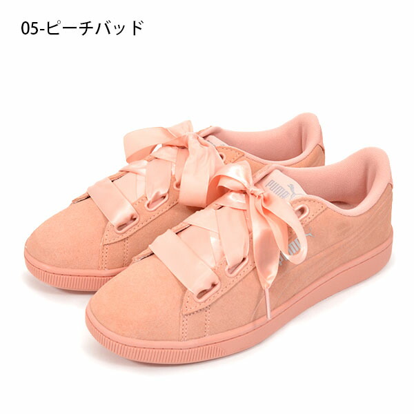 送料無料リボン紐スニーカープーマPUMAレディースプーマビッキーV2リボンSシューズ靴2019春新作369726