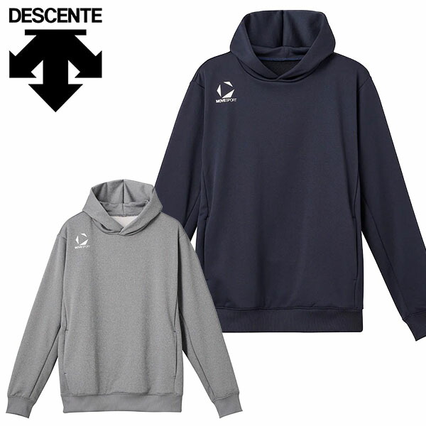 送料無料 スウェット パーカー デサント DESCENTE メンズ ムーブスポーツ MOVESPORT フーデッドスウェット 軽量 裏毛 吸汗速乾 2WAYストレッチ プルオーバー トレーナー 長袖 トレーニング スポーツ ウェア ST5SSWT0M 20%OFF