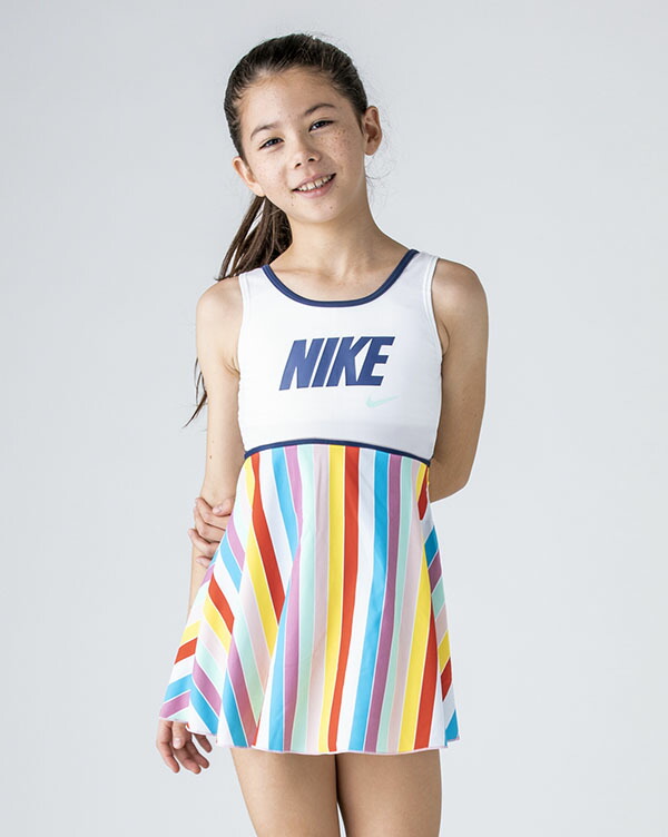 送料無料 海水着 ナイキ Nike Girls グラフィック スカート 切身 マドモワゼル 児 キッズ ガールズ 姉 女子 ワンピース水着 スイム御召し スウィミングプール ビーチ 塩水浴 Utb Ac Rw