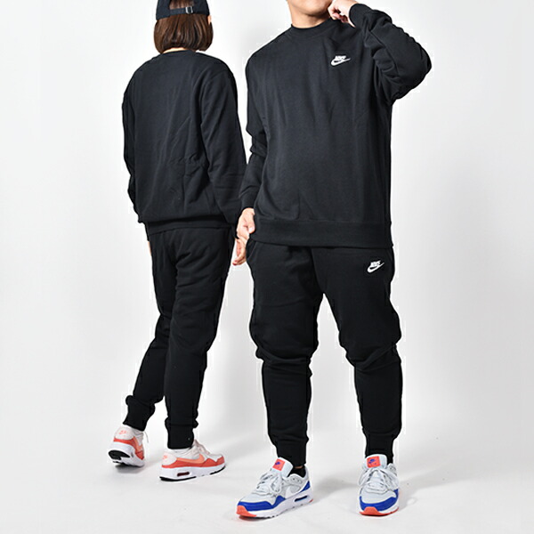 楽天市場 送料無料 スウェット トレーナー 上下セット ナイキ Nike メンズ クラブ フレンチテリー クルー プルオーバー ジョガーパンツ ロングパンツ パンツ スエット スポーツウェア ブラック 黒 Bv2667 Bv2680 25 Off エレファントｓｐｏｒｔｓ