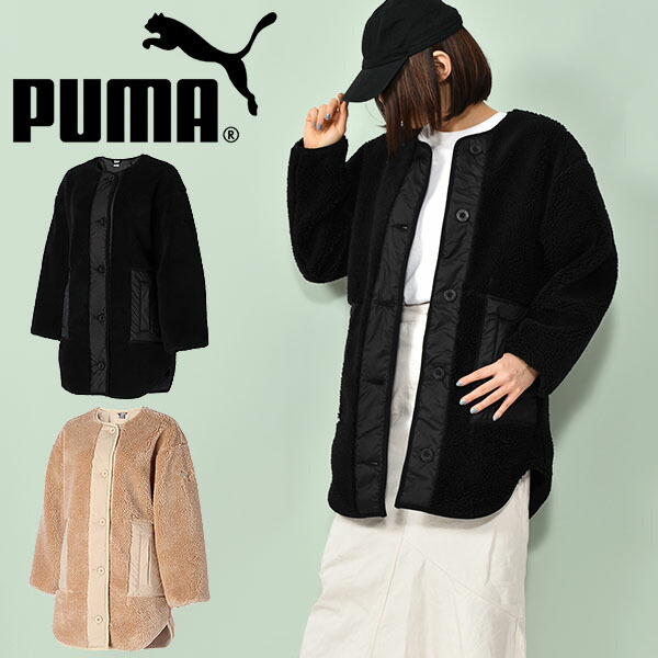 楽天市場】30%OFF 送料無料 プーマ PUMA レディース NU-TILITY シェルパジャケット ボア もこもこ フルジップ アウター ブラック  黒 585529 : エレファントＳＰＯＲＴＳ