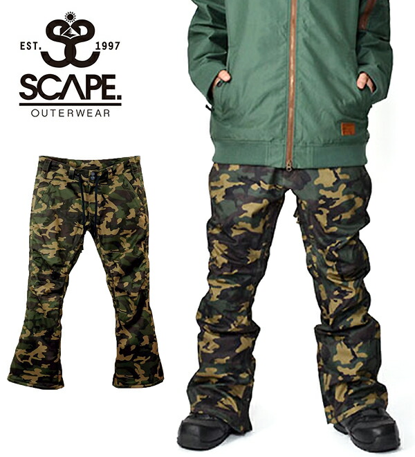 スノボパンツ　SCAPE エスケープ TRACK PANTS 楽天市場】送料無料 スノーボードウェア SCAPE エスケープ TRACK