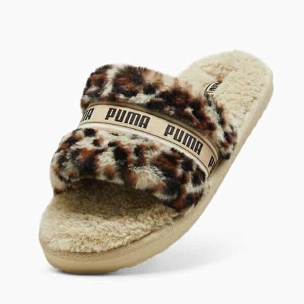 ヒョウ柄 プーマ レディース サンダル PUMA フラッフ IATD