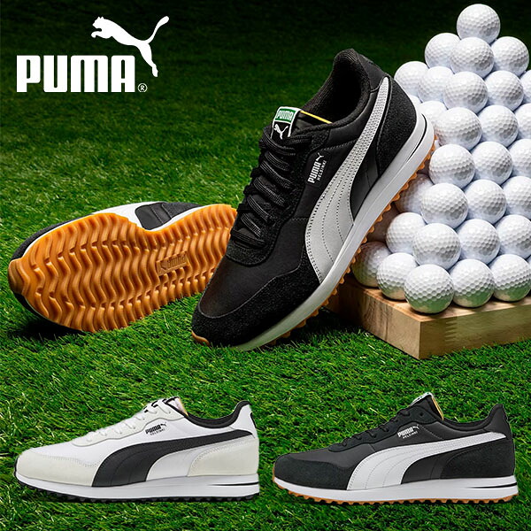 送料無料 プーマ ゴルフシューズ メンズ PUMA Helsinki G ヘルシンキ GOLF ゴルフ スパイクレス シューズ 靴 ローカット 2025秋冬新作 312158