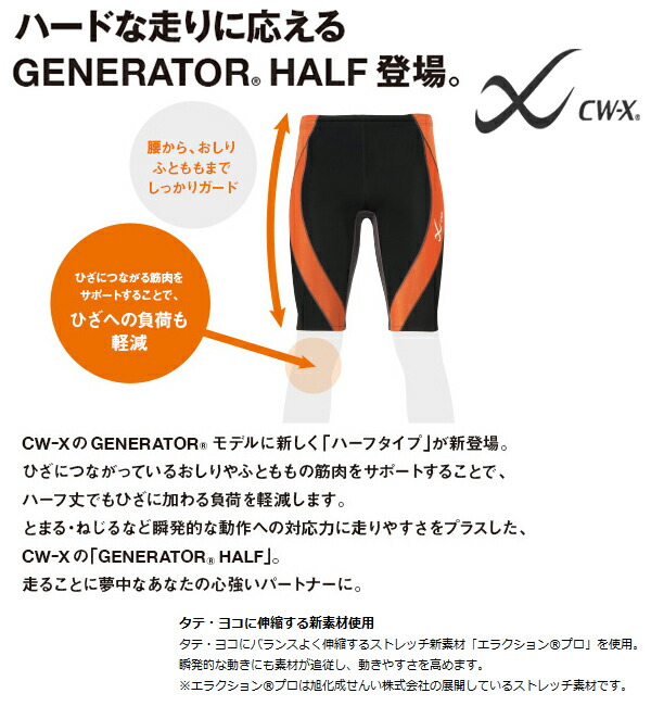 【楽天市場】送料無料 CW-X ワコール スポーツタイツ メンズ ジェネレーター 5分丈 ハーフタイツ ランニングタイツ コンプレッションウェア タイツ スパッツ ウェア ランニング マラソン