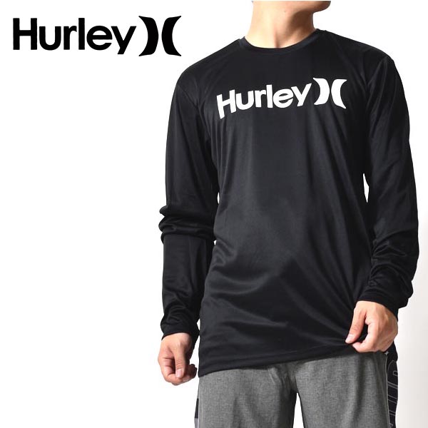 Hurley ラッシュガード 長袖 ブラック メンズ Mサイズ - 通販 ...