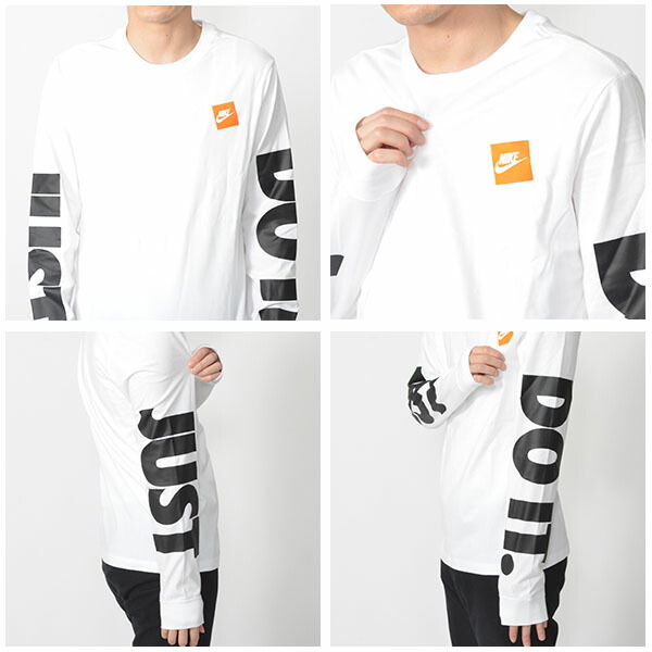 長袖TシャツナイキNIKEメンズHBRL/STEEシャツロゴプリントビッグロゴJUSTDOITトレーニングスポーツウェアAR51982019春新作20%OFF