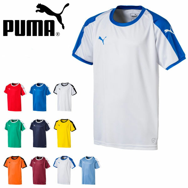 楽天市場 キッズ プーマ Puma Liga ゲームシャツ ジュニア 半袖 スポーツウェア トレーニングシャツ プラクティスシャツ シャツ ウェア スポーツ サッカー フットサル クラブ 部活 得割 エレファントｓｐｏｒｔｓ