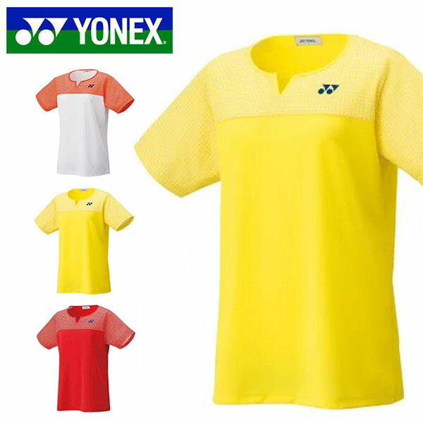 楽天市場 ヨネックス Yonex 半袖 ゲームシャツ レディース ユニフォーム バドミントン ソフトテニス テニス 試合 ユニフォーム スポーツウェア テニスウェア バドミントンウェア Uvカット 吸汗速乾 541 得割 エレファントｓｐｏｒｔｓ