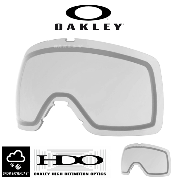 楽天市場 送料無料 交換用レンズ Oakley オークリー Clear Lens プリズムレンズ 曇天 降雪 ナイター Flight Tracker M 用 フライトトラッカー スノー ゴーグル用 レンズ スノーボード スキー Snowboard Ski 日本正規品 得割 エレファントｓｐｏｒｔｓ