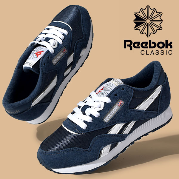 楽天市場 送料無料 スニーカー リーボック クラシック Reebok Classic レディース Cl Nylon クラシック ナイロン ローカット シューズ 靴 6604 エレファントｓｐｏｒｔｓ