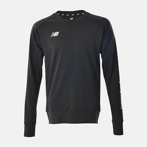 送料無料 スウェット トレーナー ニューバランス New Balance メンズ チームスウェット クルー 吸湿速乾 トップス 裏毛 クルーネック スエット スポーツ トレーニング ウェア ブラック 黒 JMTF2380 20%OFF