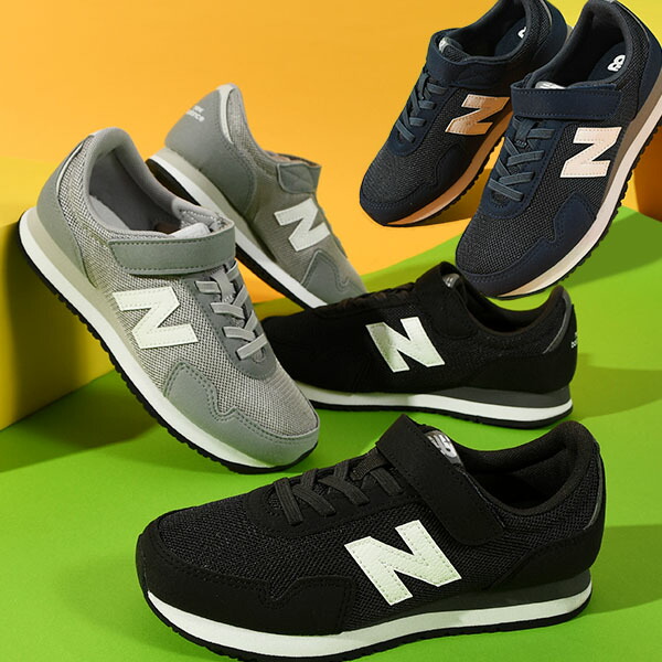 yoshi　New Balance 373 黒/グレー スニーカー higuchisyouten795_wl373gy2
