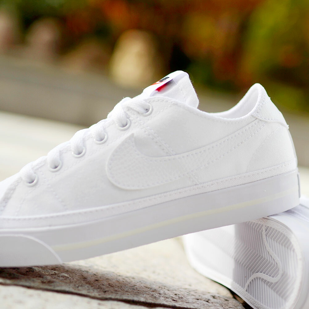 楽天市場 送料無料 ナイキ スニーカー レディース Nike コート レガシー キャンバス シューズ 靴 ナイキスニーカー カジュアルシューズ ホワイト 白 Cz0294 21春新作 エレファントｓｐｏｒｔｓ