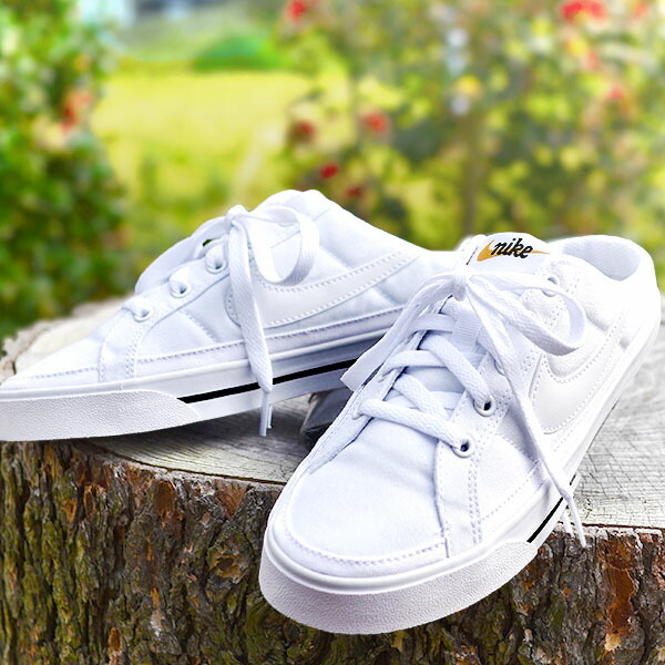 楽天市場 送料無料 ナイキ スニーカー メンズ レディース Nike コート レガシー ミュール キャンバス シューズ サンダル クロッグ 靴 ナイキスニーカー ホワイト 白 Db3970 21春新作 エレファントｓｐｏｒｔｓ