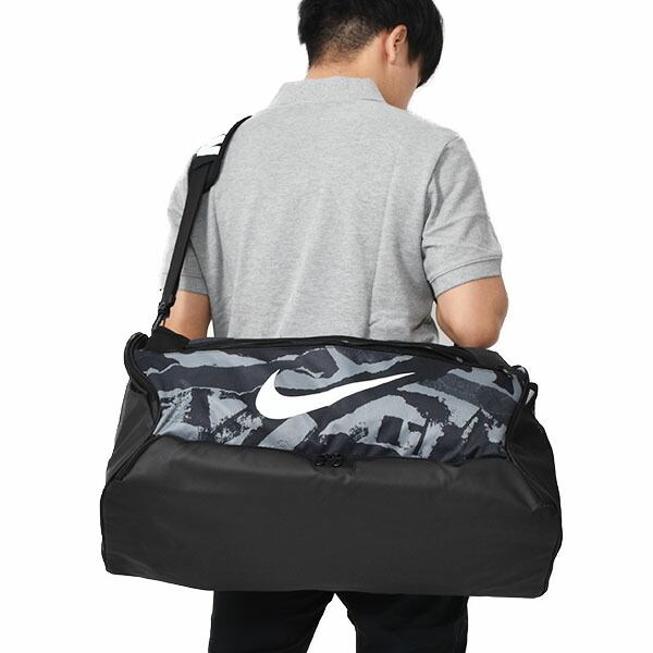 楽天市場 100円引きクーポン 対象 ナイキ ボストンバッグ Nike ユーティリティ パワーダッフル M メンズ レディース ブラック 黒 Utility Power Duffel M Ck2792 収納 かばん 鞄 旅行 おしゃれ ブランド レジャー カジュアル ジム トレーニング 大容量 スポーツ