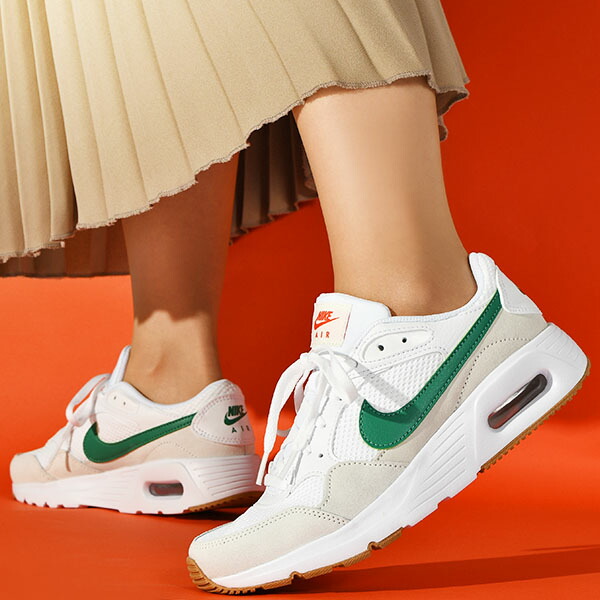 楽天市場 送料無料 ナイキ スニーカー レディース Nike Air Max エア マックス Sc Gs ホワイト グリーン 靴 Cz5358 104 エレファントｓｐｏｒｔｓ