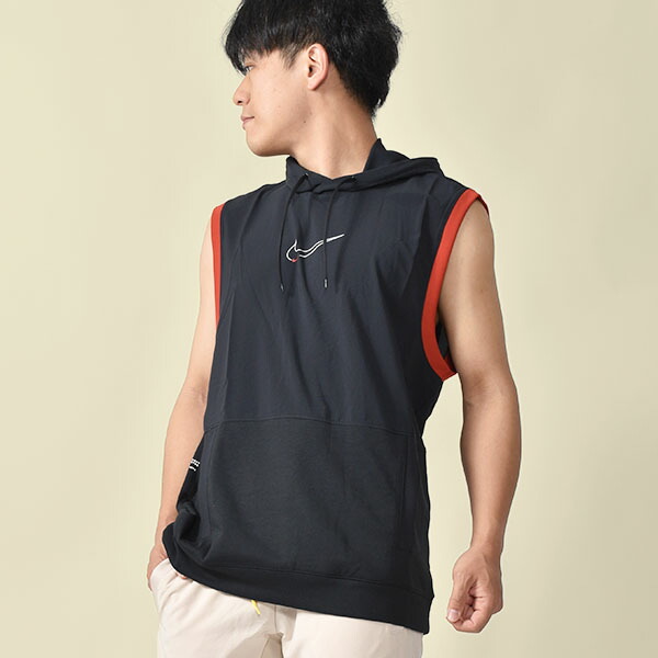 パーカー ナイキ Nike メンズ ノースリーブ 送料無料 Dri Fit プルオーバー トレーニングトップ フリース L S フーディ スポーツウェア スポーツ ブラック Dm6663 22夏新作 魅了
