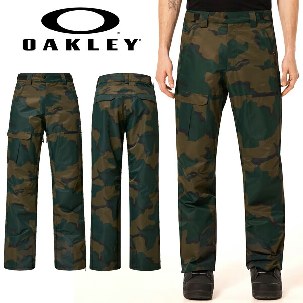 美品 OAKLEY オークリー パンツ スノーボードウェア カモフラ 総柄 L oakley-snowpt-m29-1.jpg