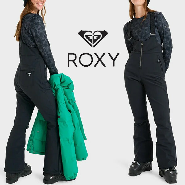 送料無料 スノーウェア ROXY ロキシー レディース SUMMIT BIB PANT ビブパンツ ボトムス スノーボード スノボ スキー スノー ウェア ビブ パンツ ERJTP03291 2025-2026冬新作 25-26 25/26 30%off