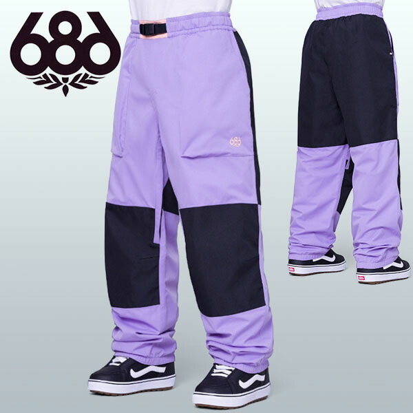 半額以上 60%off 送料無料 スノーボードウェア 686 SIX EIGHT SIX シックスエイトシックス 2.5L GHOST PANT パープル メンズ パンツ スノボ スノーボード スノーウェア M3WN223｜エレファントＳＰＯＲＴＳ