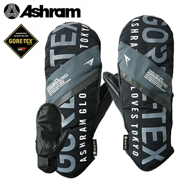 新品未使用　タグ付　ASHRAM アシュラム　スノーグローブ　L/XL スノーボード グローブ ユニセックス ゴアテックス ASHRAM