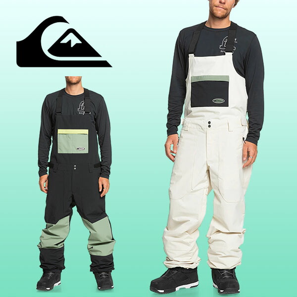 QUIKSILVER 上下セットL STEEZE JK FLY BIB Quiksilver クイックシルバー スノーウエア メンズ STEEZE JK