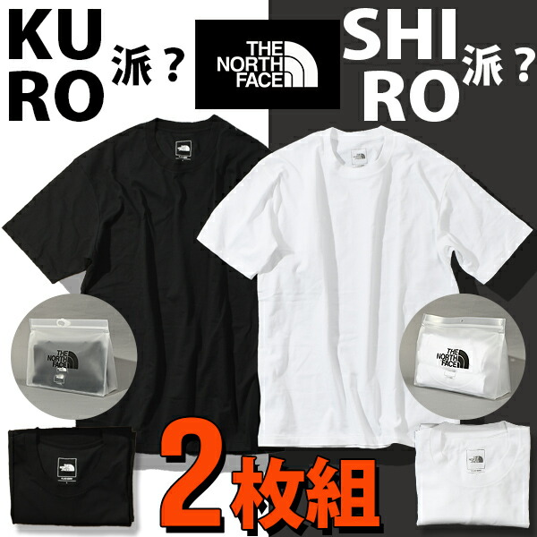 THE NORTH FACE Tシャツ　4枚セット THE NORTH FACE 【動画あり】同色2枚組 ノースフェイス 半袖 T