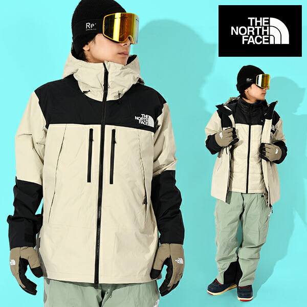 送料無料 ノースフェイス メンズ 3way 中綿 スノーボード ウェア スキー THE NORTH FACE スノーバード トリクライメイト ジャケット ベスト Snowbird Triclimate Jacket フォッシルアイボリー ns62515 2025-2026冬新作 10%off