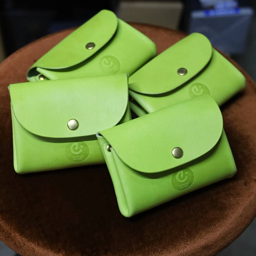 自転車 当店オリジナル商品 財布 センプレレザーデザイン ロゴ付き sempre.leatherdesign カシメウォレット ロードバイク クロスバイク エレファントサイクル 別注モデル ロードバイク クロスバイク エレファントサイクル
