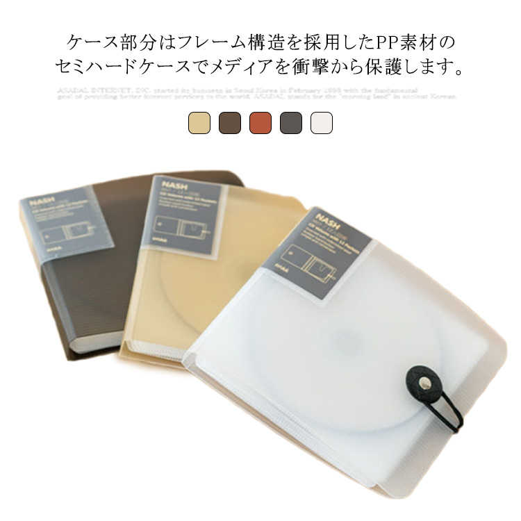 楽天市場 送料無料 5色 Cdケース Dvdケース ケース 持ち運び 12枚収納 キャリングケース コンパクト 車 セミハードケース 透明 ファイル型 収納ケース メディアケース 雑貨 おしゃれ かわいい 見せる収納 クラッチバッグ Elevenone
