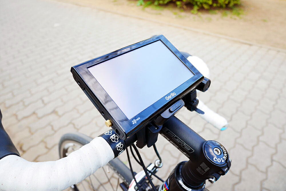 楽天市場 カーナビ ポータブルナビ Yera Drive Navi 自転車 バイク 取り付け ハンドル ダブルロック 取付キット スタンド ユピテル Yupiteru Op Cu100kit 代用品 Y St 126b エレワークス