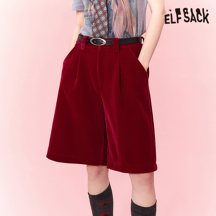 ELFSACK エルフサック ショートパンツ ベルト付 