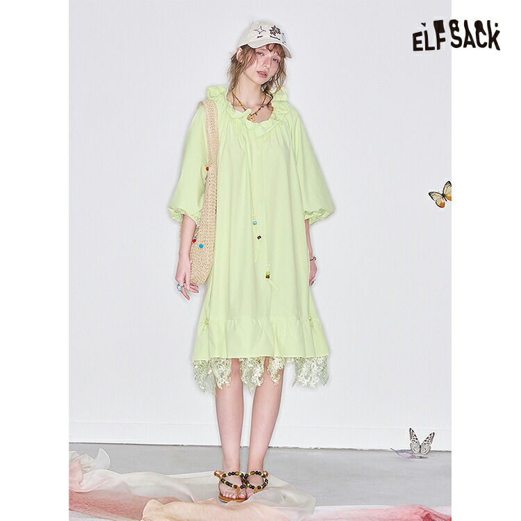 ELFSACK ワンピース シャツワンピース 半袖 メッシュ ミモレ丈 楽天市場】送料無料 ELFSACK ワンピース シャツワンピース 半袖
