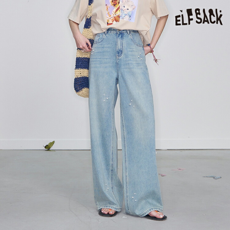 楽天市場】送料無料 ELFSACK パンツ ズボン ボトムス ゆったり