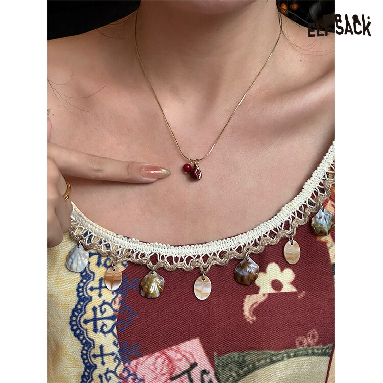 【未使用】CHAN LUU ネックレス 天然石 ウッド レザー 民族系 未使用】CHAN LUU ネックレス 天然石 ウッド レザー 民族系