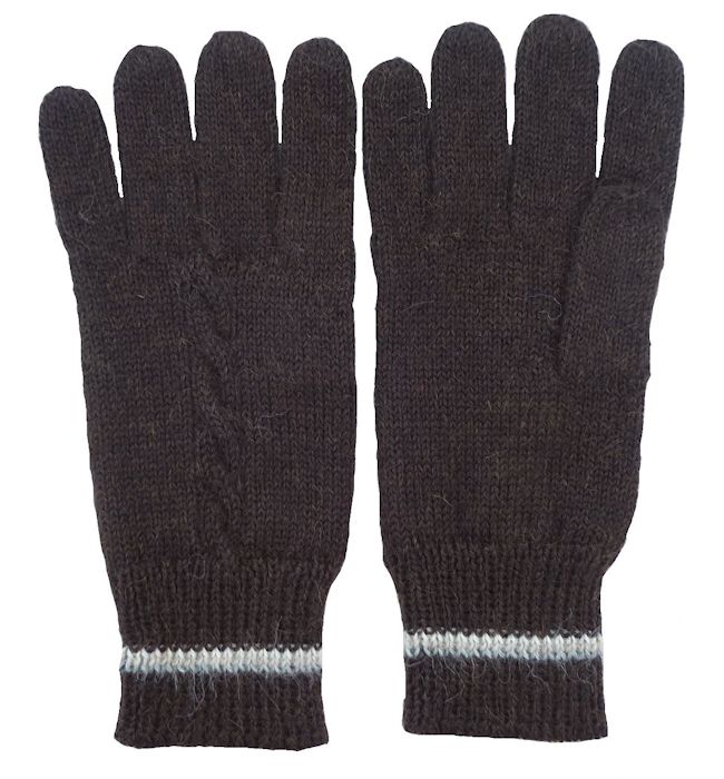 楽天市場】アルパカ100％ 手袋 アンデス ALA-068-05 濃グレー 縄
