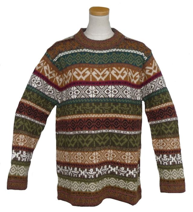 楽天市場】男性 アルパカ１００％セーター ALC-071 丸首 ペルー製 