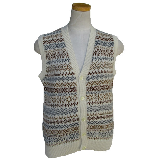 80s オルテガ チマヨ ウール ベスト 36 サイズ オルテガ ORTEGA'S